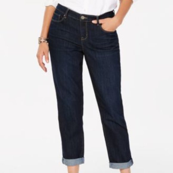 Style & Co Jeans Curvy-Fit Cuffed Boyfriend 6 - Picture 11 of 11